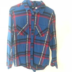 Urban Outfitters Flannel (Blue/Red/Black/White)